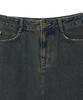 Lee Mini Denim Skirt Indigo Dark