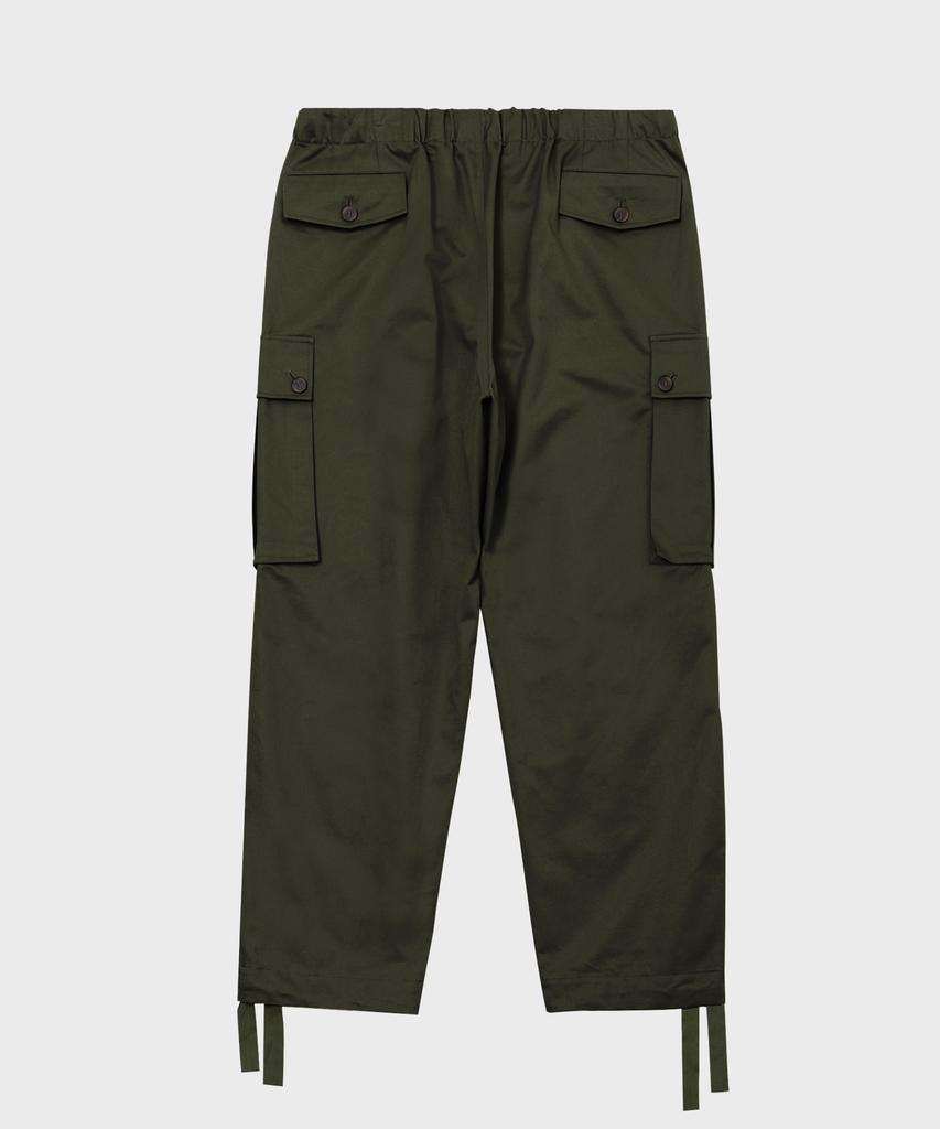 Kaneitei Wide Cargo Pants (Olive Drab)