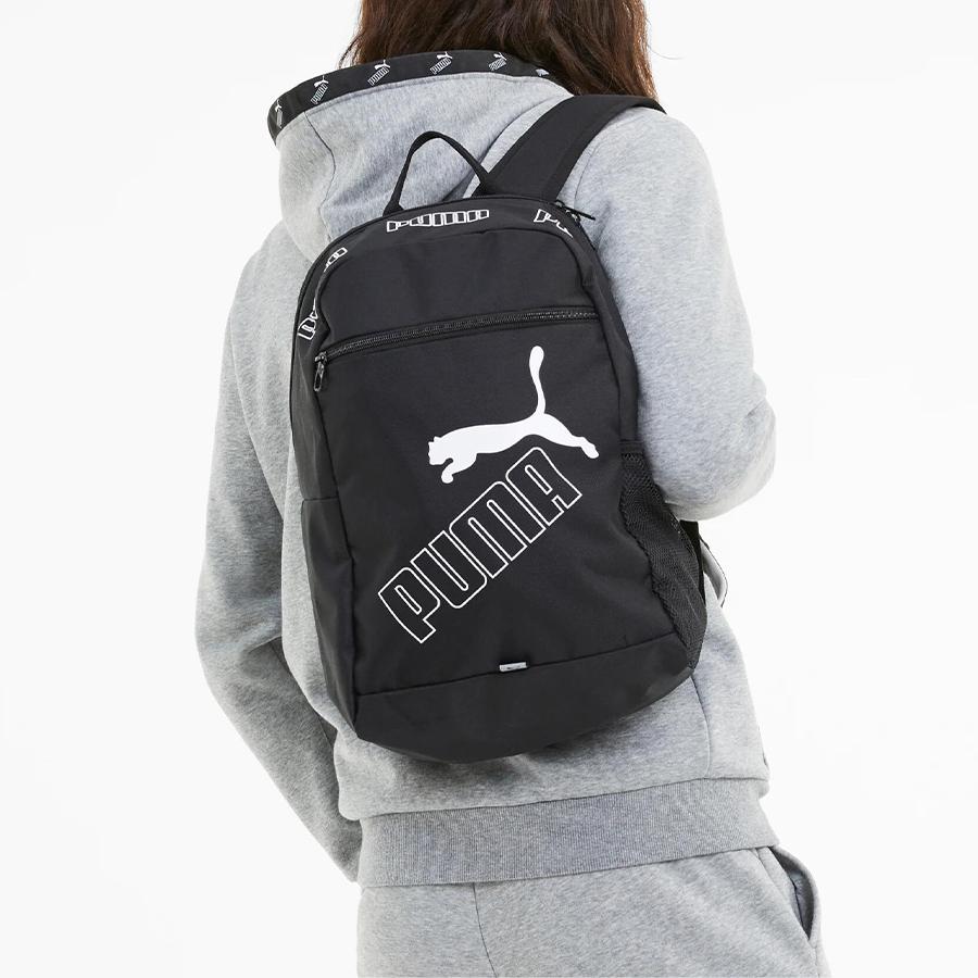 New PUMA Fabric Backpack Regular Unisex Black 077295-01