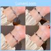 Geometric Zircon Pull Apart Bracelet With Cubic Zirconia For Women Fashion Accessory