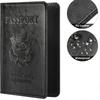 Porte-passeport de haute qualité Housse Portefeuille Essentiels de voyage Blocage RFID Étui à cartes en cuir Indispensables pour les voyages internationaux Accessoire de voyage