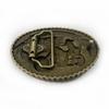 Zinc Alloy Wolf Head Belt Buckle - Western Cowboy Style
