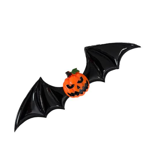 Halloween Hairpin Dark Style Bat Wings Pumpkin Eyeball Design Spoof Hair Clip Versatile Gothic Street Party Hair Accessory