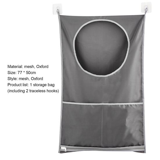 Síťované pytle na prádlo, nástěnné, velkokapacitní, šetří místo, zavěšené na dveřích, koš na špinavé prádlo
