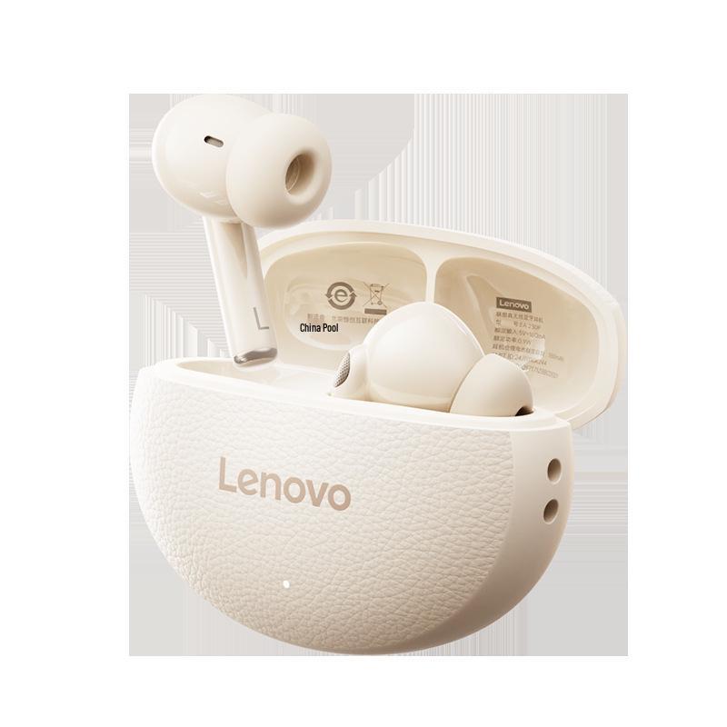 

ThinkPlus EA230P Wireless Bluetooth Earbuds, Semi-In-Ear Design, Long Battery Life, High-Quality Sound, Sports Noise Reduction. брудно-білий