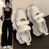 Street Shot Thick-soled Heightening, Lightweight and Breathable Casual Sports Shoes, Spring and Summer New Bag Head Sandals, Female Dad Shoes