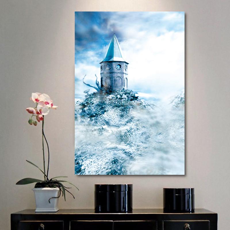 

Modern Painting Landscape Picture Gift Handicrafts Wall Decors Romantic Canvas Oil Painting Picture Home Decoration 45*80cm