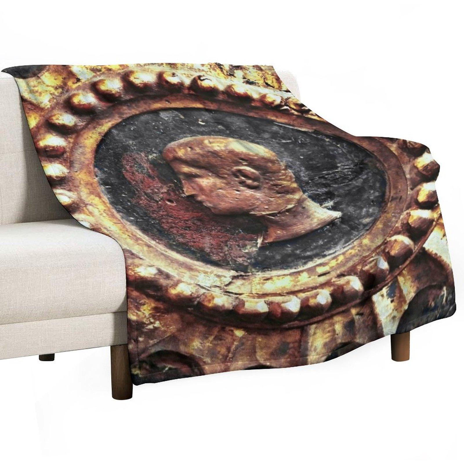

Emblema dell Imperatore (Emperor Emblem I) 18th Century Roman Italian Antique Throw Blanket Summer Weighted Blankets 30x40in