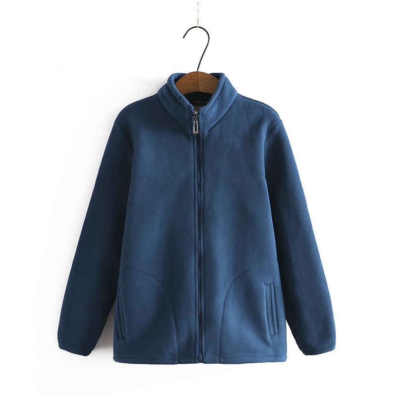 Jachetă Fleece Polar Plus Catifea Largă Plus Gras Plus Mărimi Mari Haine Fleece Fleece Toamnă și Iarnă Primăvară