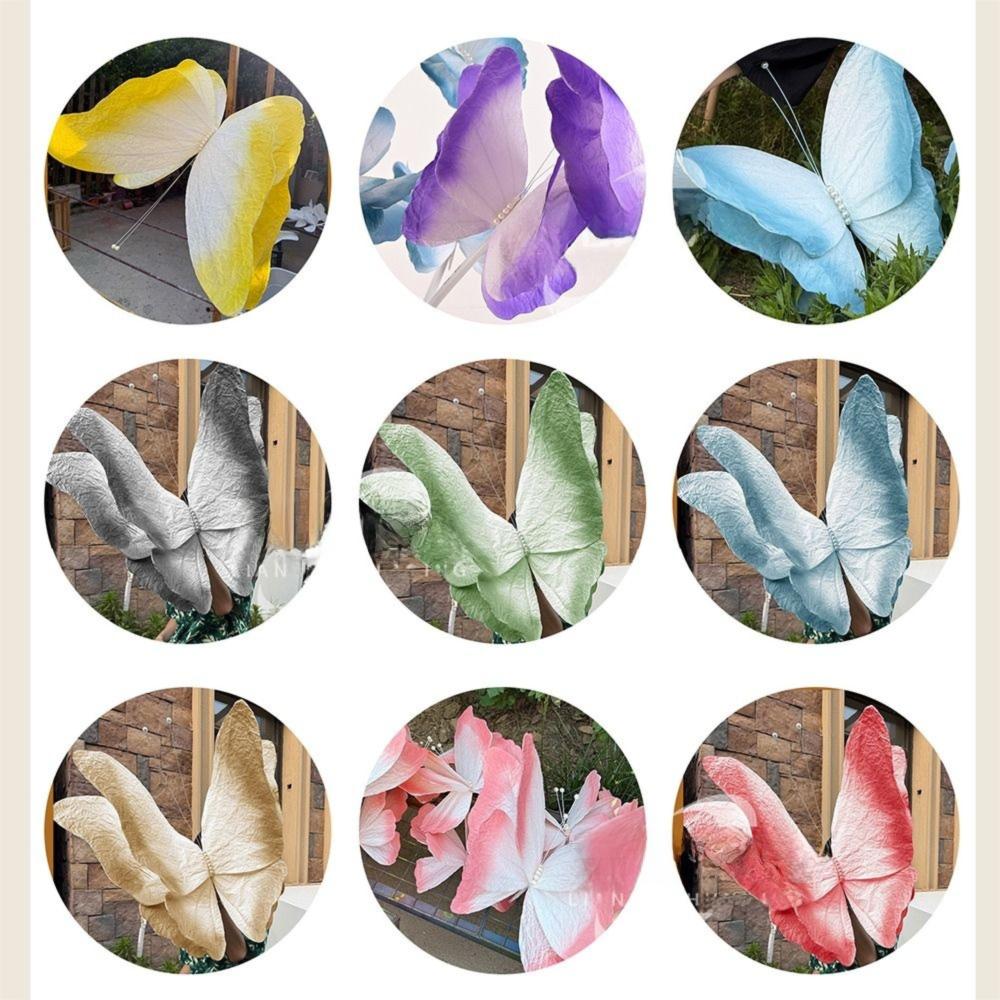 Paper Big Simulated Butterfly 3D Butterfly Flower Head  Large Scale Event