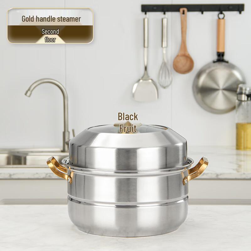 Lilang Stainless Steel Double-Layer Steamer Pot