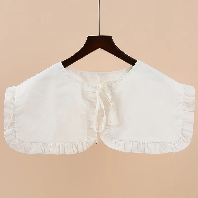 

Женская рубашка с ложным воротником, винтажное кружево, вышитый ложный воротник, рубашка, блузка, свитер, декоративная рубашка, съемный воротник