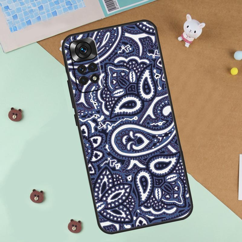 

Bandana Seamless Pattern Case For Xiaomi Redmi Note 13 12 11 9 10 14 Pro 10S 11S 12S Cover For Redmi 13C 10C 12C 14C Redmi 10C