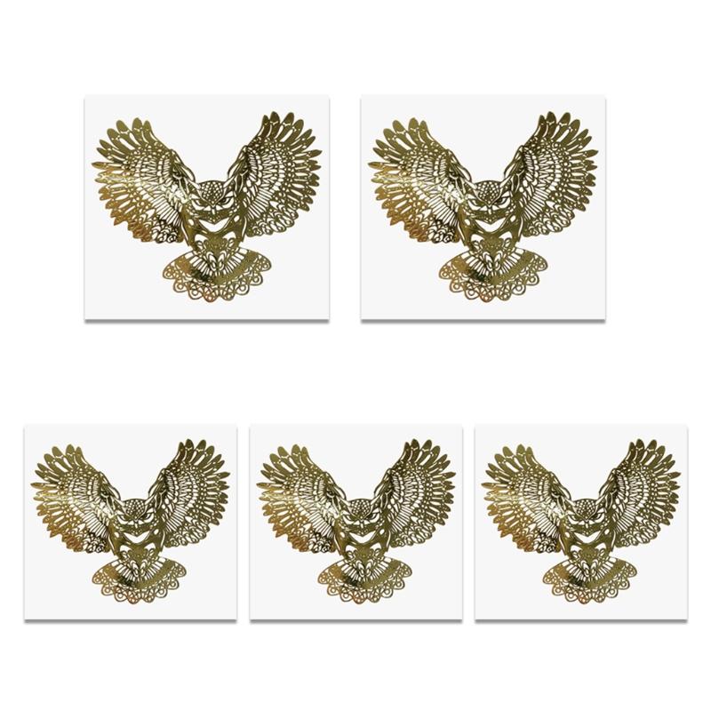 5Sheets Elegant Butterfly Metal Stickers Resin Mold Fillers Jewelry Making Materials Filling Epoxy Resin Supplies