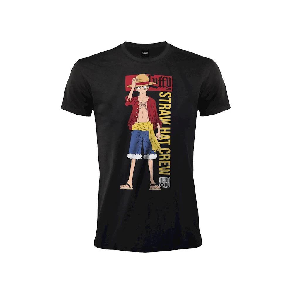 One Piece T-Shirt - Straw Hat Crew Original Official Jersey T-Shirt- S