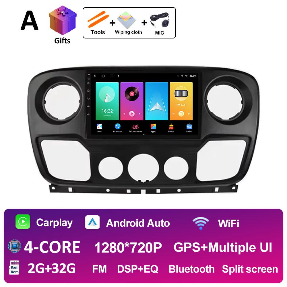 For Renault Master Lll 3 2011 - 2021 GPS Navigation Car Radio Video Multimedia Player Android 14 WIFI Wireless Carplay Head Unit