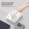 Multifunctional Power Strips Desktop Charging Station 5ft Extension Cord Desktop Receptacle for Office and Travel