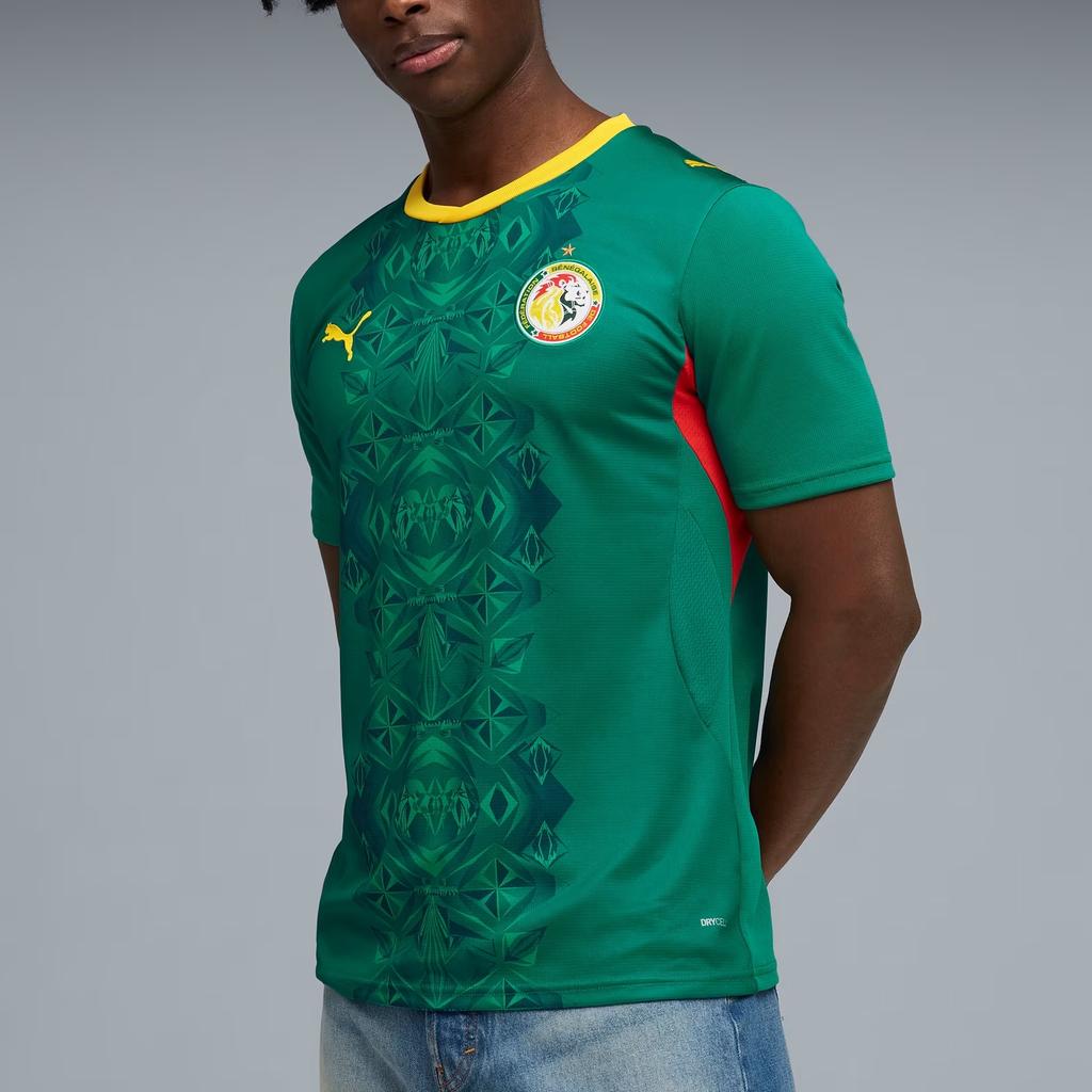 Puma Senegal 2026 Away Jersey 'Wild Green PUMA Red' Men's 783171-02