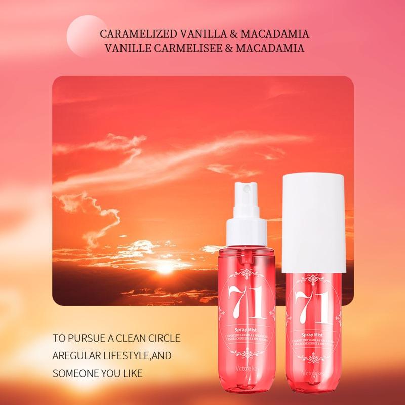 Victoia key non-alcoholic body fragrance spray long-lasting digital fragrance