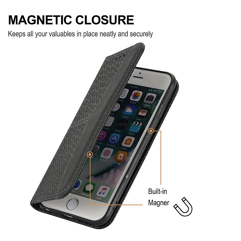 Magnet Leather Case For Huawei Pura 80 Ultra 70 Pro Plus P30 Lite Flip Case Cover For Honor 600 400 200 Pro 90 70 50 20 Lite 20S