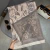 Luxury Winter Scarf Cashmere Women Pashmina Design Floral Wrap Female Thick Blanket Soft Bufanda Warmth Shawl Kerchief