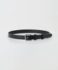 Hauseuobeupondeu Full Grain Cow Leather Belt_Black