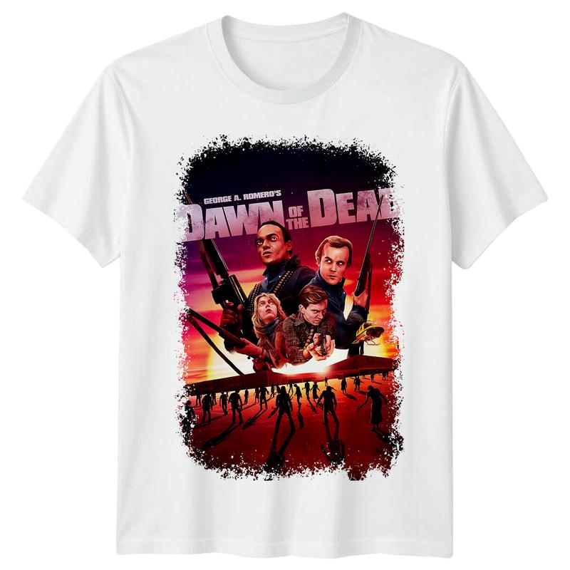 Dawn of the Dead (1978) Movie Poster Inspired Unisex T-Shirt Retro 80s Tee