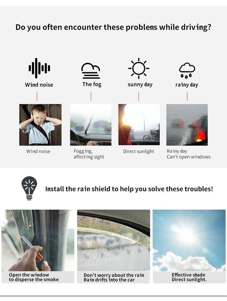 Deflektor střešního okna a sluneční clona pro Mitsubishi Delica D2