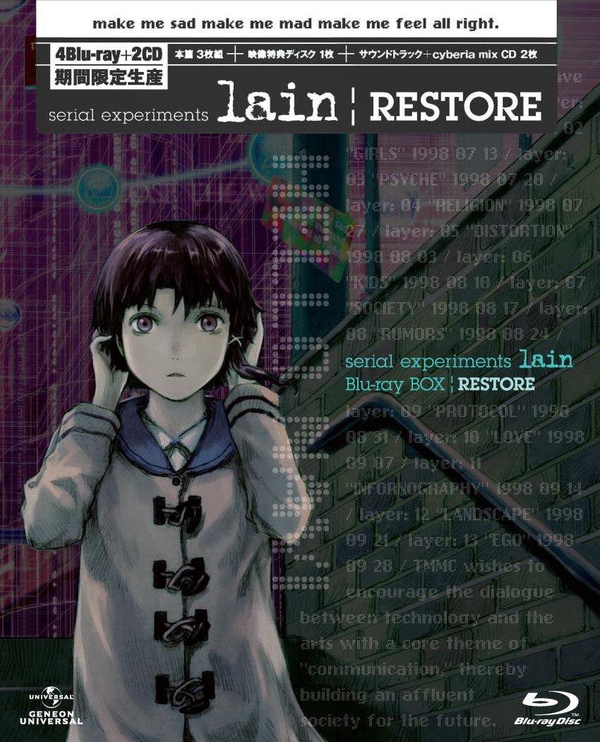 

serial experiments lain Press Limited Blu-ray BOXRESTORE (First Edition)