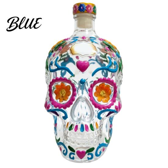 Skull Shaped Wine Bottle Shape Glass Whiskey Decanter 350ml Liquor with Stopper Home Bar Centerpiece 3D Gothic Decor Unique Gift for Men
