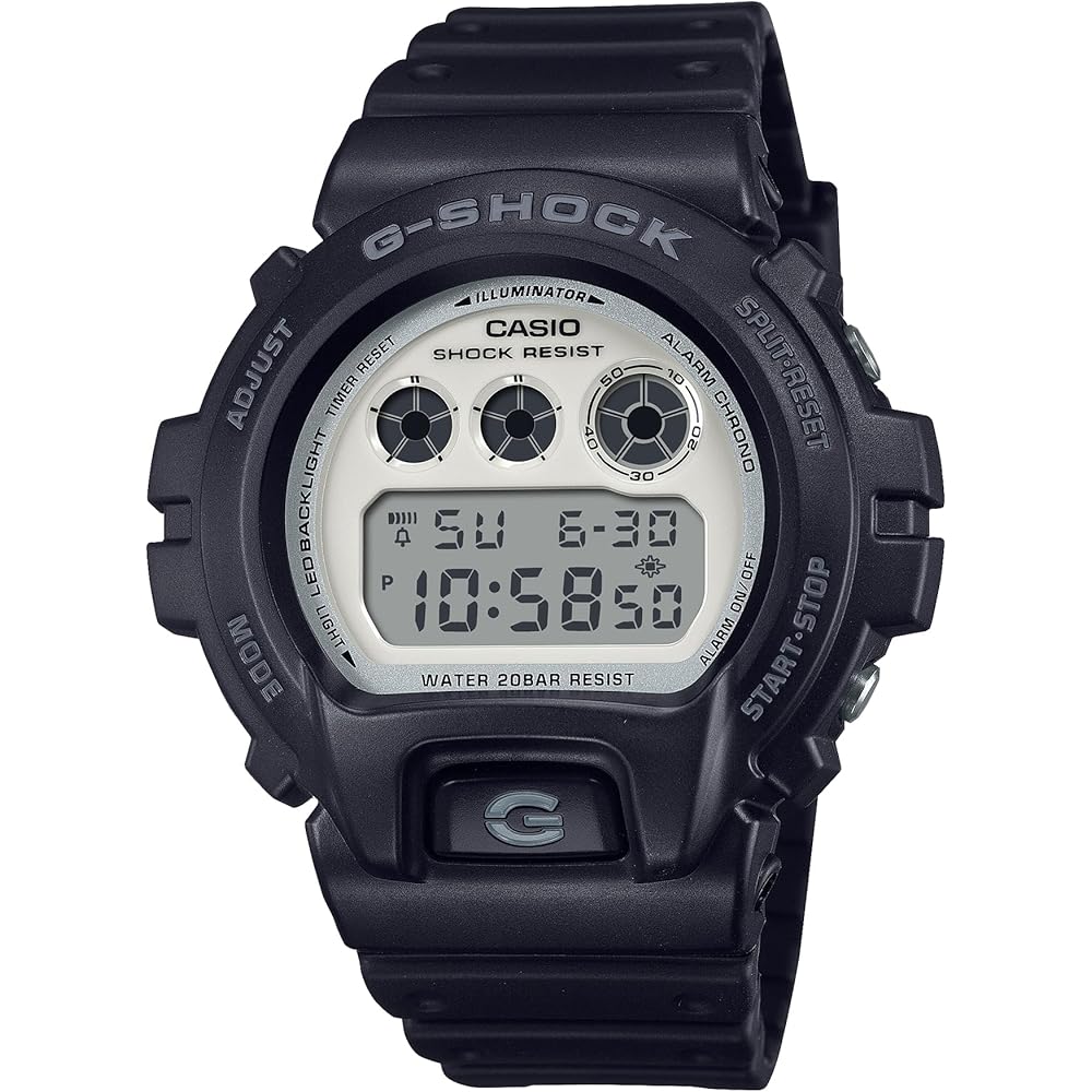 Casio G-Shock DW-6900WD-1JF Men's Watch Black and White Series Water Resistant Durable Design