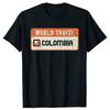 Funny Colombia World Travel T Shirts Cotton Streetwear Short Sleeve Birthday Gifts Mens Clothing Fashion Casual Loose T Shirt