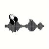 1pc Rhythm of the Music Wall Hanging Metal Wall Art, Stylish Music Decor for Living Room, Ideal Gift for Music Lovers