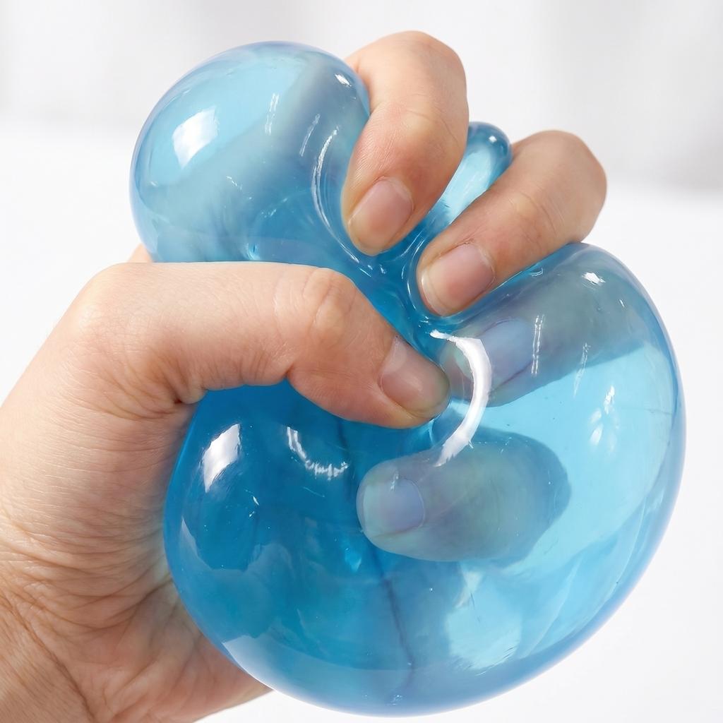 4cm Slow Rebound Stressabbau Ball Kokosöl-basiert Weiches Quetschspielzeug Langlebiges flexibles Material Geeignet für Handübungen und Stressbewältigung