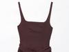 NSSF Self-Made Women's Sleeveless Strappy Bodycon Mini Dress