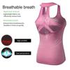 Women's Yoga Tank Tops Sports Shirt Gyms Sleeveless Vest Fitness Fitness Gyms Bodybuilding Clothing Tops