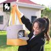 TRUELOVE Pet Bag Traveling With Pets TLX5171 Woolen Tweed Hook&Loop Closure Mesh Windows for breathability Free Mini Storage Bag