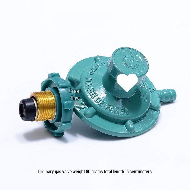 Explosionsgeschütztes Gasflaschen-Niederdruckreglerventil mit Manometer für Haushaltsherde