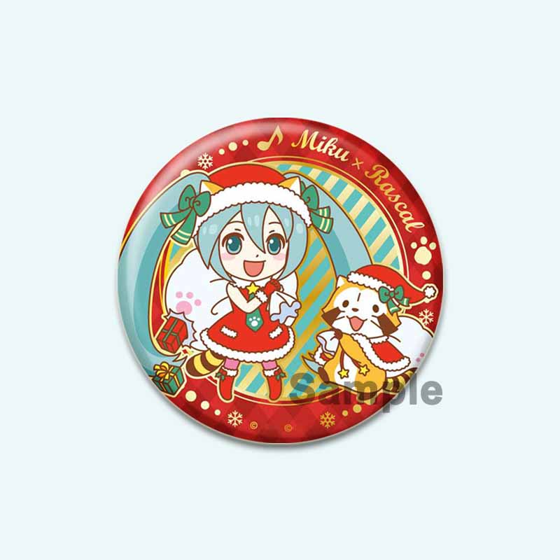 32/44/58mm Hatsune Miku Cartoon Figure Brooches Cosplay  Exquisit Badge for Collar Backpack Hat Accessory Handmade Enamel Pins Decoration