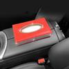 Diamond Crystal Car Tissue Box Luxury PU Leather Auto Paper Box Holder Cover Case Tray Car Accessories for Home Office Auto
