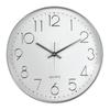Non-Ticking Nordic Wall Clock Round Wall Hanging Clock Electronic Color Clock  Living Bedroom