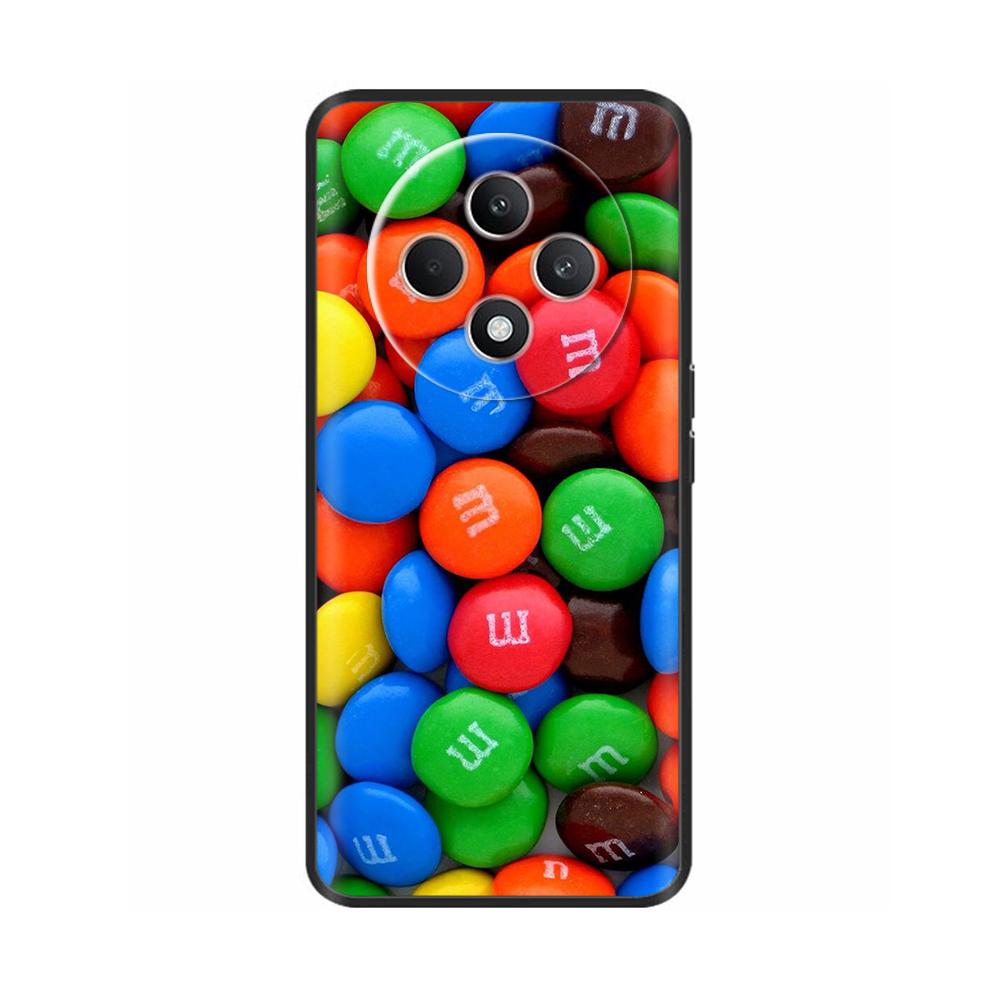 For Oppo Reno 12F 4G Case Reno12 F 5G Shockproof Cover Cute Painted Soft Black Silicone Phone Cases For OPPO Reno12F 4G 5G Coque