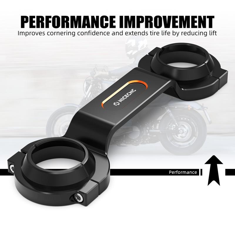 For Harley Sportster 883 Low XL883L 2006-2009 Front Fork Brace Fork Stabilizer Sportster 1200 Custom XL1200C XL883N XL1200NS