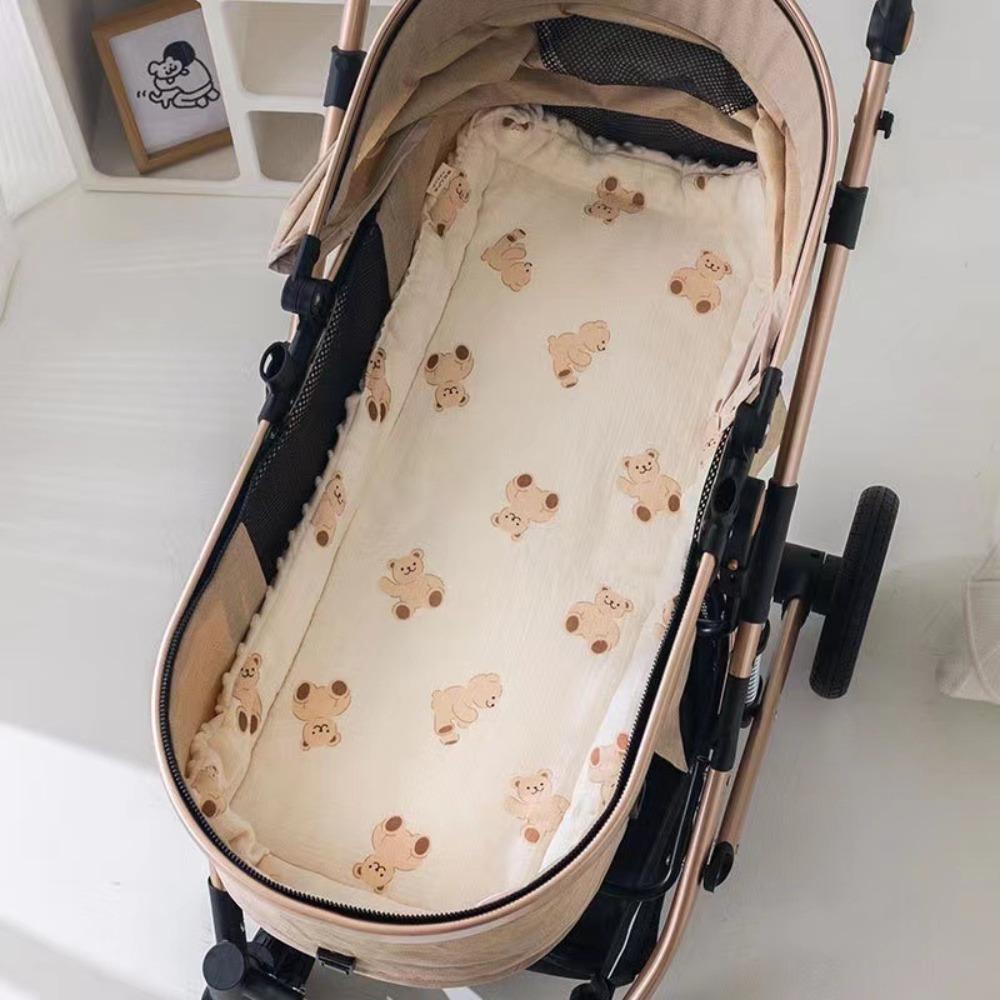 

Comfortable Baby Pram Seat Mat Cartoon Printed Dining Chair Cotton Pad High Chair Trolley Style4