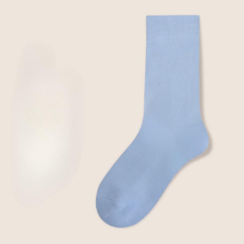 Cotton Socks, Women's Spring and Autumn Pure Cotton Mid-calf Socks, Women's Postpartum Socks, All-season Versatile, All-cotton Mid-calf Women's Socks
