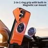 For Samsung Galaxy S24 FE Magnetic Case Ring Holder Foldable Kickstand TPU PC Phone Cover with Camera Lens Slider