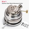 NEW Watch Repair Tools 8 In 1 Stainless Steel Watch Movement Holders for 2000/7750/2824/3135/2671/3100/8500 with Rotatable Base