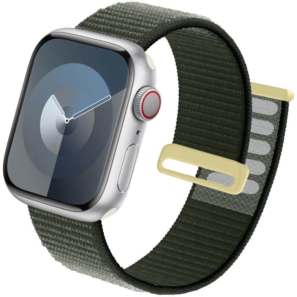 2pcs Straps For Apple Watch Band 44mm 40mm 45mm 46mm 42mm 49mm 41mm Nylon Loop Bracelet iwatch Series 10 9 8 7 6 5 3 se ultra 2