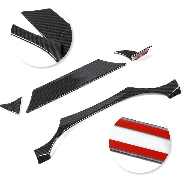 

RT-TCZ Carbon Fiber Dashboard Instrument Panel Trim Frame Cover Interior Accessories for Ford Mustang 2015-2018