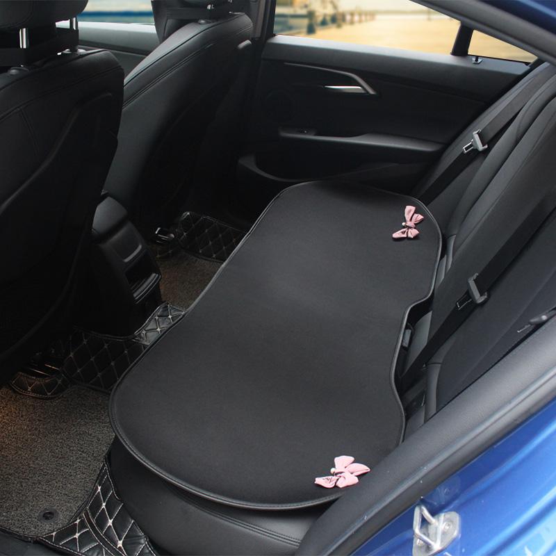 Top Quality Ice Silk Universal Car Seat Cushion For Women Cute Diamond Bow Auto Seat Covers Pad Protector Auto Accessories
